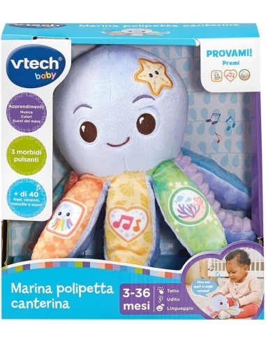 Marina Polipetta Canterina Peluche Interattivo Musicale VIT577907 Vtech | Futurartshop.com