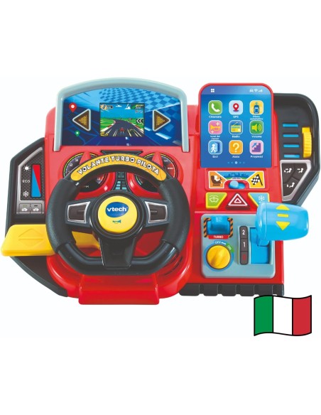 Turbo Driver Steering Wheel Interactive Toy with Games VIT558907 Vtech | Futurartshop.com