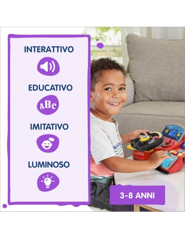 Turbo Driver Steering Wheel Interactive Toy with Games VIT558907 Vtech | Futurartshop.com