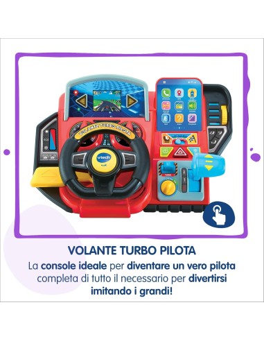 Turbo Driver Steering Wheel Interactive Toy with Games VIT558907 Vtech | Futurartshop.com