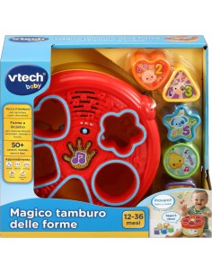 Magic Shape Drum Interactive Musical Toy for Kids VIT185107 Vtech | Futurartshop.com