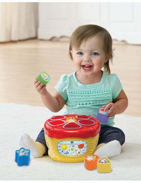 Magico Tamburo delle Forme Gioco Musicale Interattivo VIT185107 Vtech | Futurartshop.com
