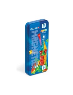 Magnetic Tiles Mini Travel Set 26 Pieces STEM Toy BIA4106 Geomag | Futurartshop.com