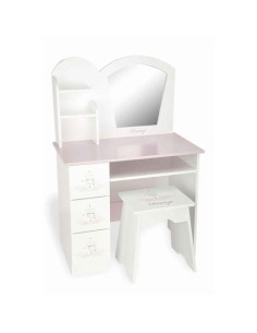 Specchiera in legno con cassetti e sgabello GIO21554 Giochi Preziosi | Futurartshop.com