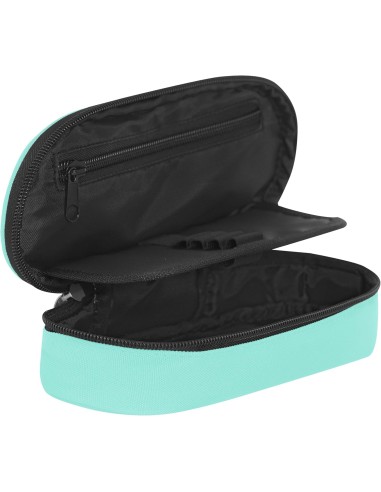 Oval Pencil Case Aqua Marine Monochrome PAN73829AM Panini | Futurartshop.com