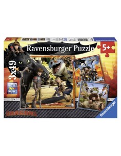 Dragons 3x49 puzzle pieces RAV09258 Ravensburger | Futurartshop.com