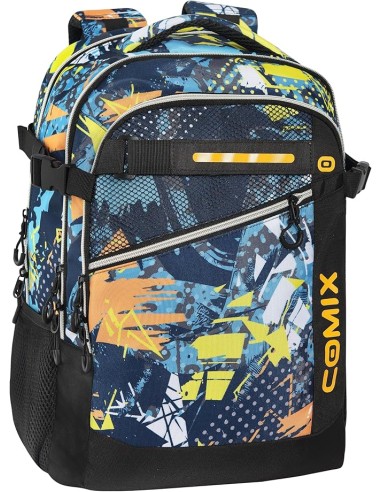 Organized Backpack Mix Blue PAN75035MB Panini | Futurartshop.com