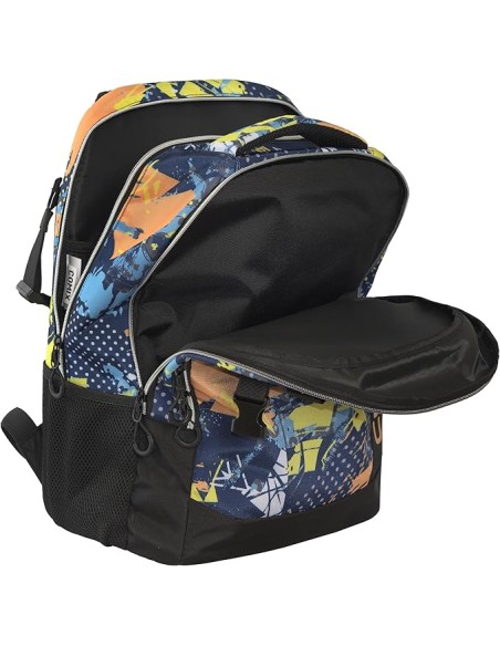 Organized Backpack Mix Blue PAN75035MB Panini | Futurartshop.com