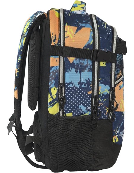 Organized Backpack Mix Blue PAN75035MB Panini | Futurartshop.com