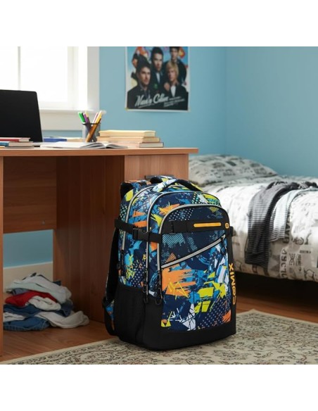 Organized Backpack Mix Blue PAN75035MB Panini | Futurartshop.com