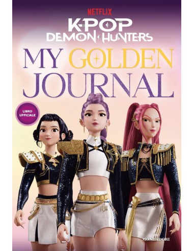 KPop Demon Hunters My Golden Journal Official Book ITA CRI81752  | Futurartshop.com