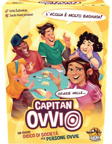 Lucky Duck Games Captain Obvious Word Party Game Age 10+ ITA GOL934917 Goliath | Futurartshop.com