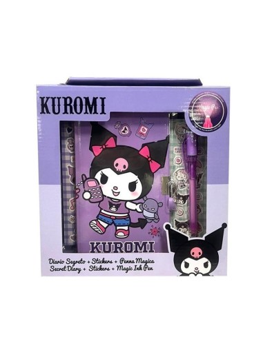 Kuromi Diario Segreto con Stickers e Penna Magica CORH13779MC Coriex | Futurartshop.com