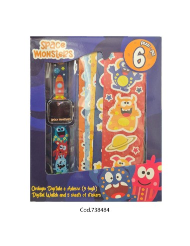 Space Watch Set with Stickers for Boys CORX13144MC Coriex | Futurartshop.com