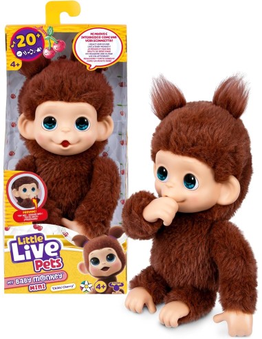 Little Live Pets Interactive Monkey Kids Electronic Toy ROC20486311 Moose | Futurartshop.com