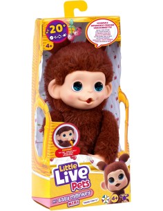 Little Live Pets Scimmietta Interattiva Giocattolo Bambini ROC20486311 Moose | Futurartshop.com