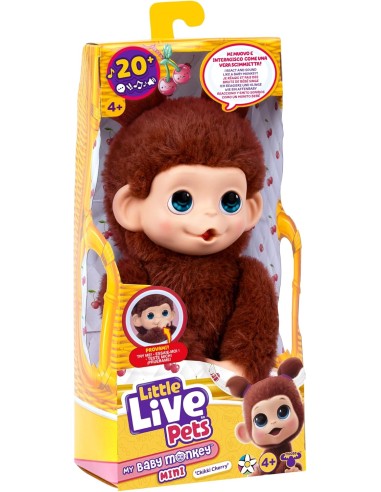 Little Live Pets Scimmietta Interattiva Giocattolo Bambini ROC20486311 Moose | Futurartshop.com