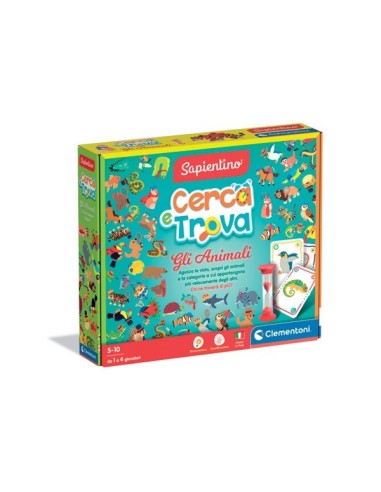 Sapientino Find and Search Animals Educational Game for Kids ITA CLE16700 Clementoni | Futurartshop.com