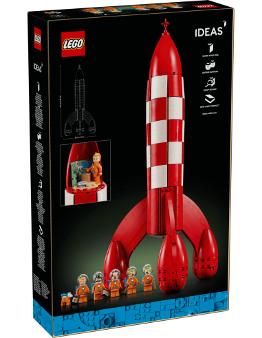 LEGO Ideas 21367 Tintin Moon Rocket Set Collectible 18+ LEG658958 Lego | Futurartshop.com
