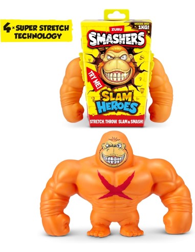 Smashers Gorilla Stretch SLAM Heroes Giocattolo Allungabile ARZU74140 Zuru | Futurartshop.com