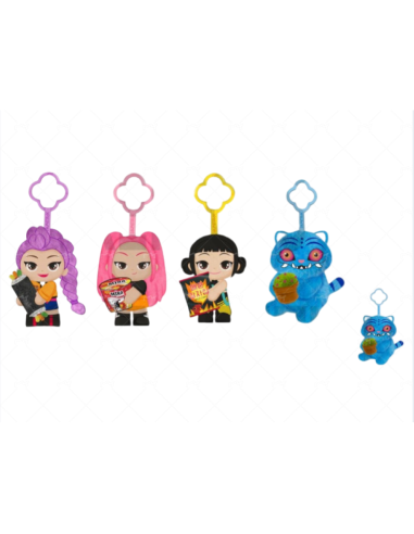 KPOP Demon Hunter Deluxe Plush Clip 8 cm Assorted REIKPOP0200 Jazwares | Futurartshop.com