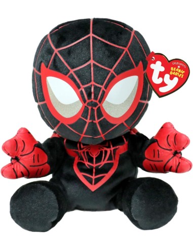 Marvel Miles Morales Spider-Man Plush 20 cm Floppy CRAT44006 Ty | Futurartshop.com