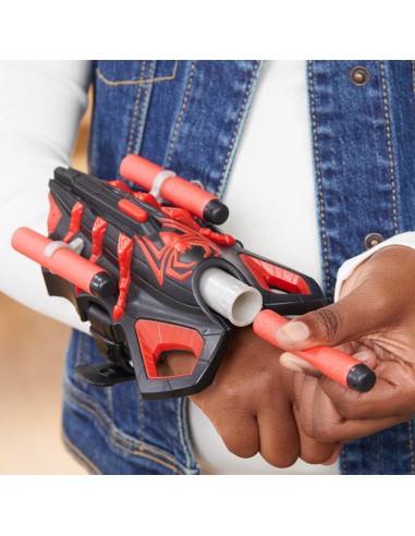 Marvel Nerf Spider-Man Miles Morales Thwip-Tech Blaster GEBF8971 Hasbro | Futurartshop.com