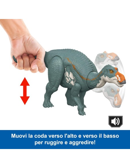 Jurassic World Maiasaura Wild Roar Dinosaur Toy GEBJGC82 Mattel | Futurartshop.com