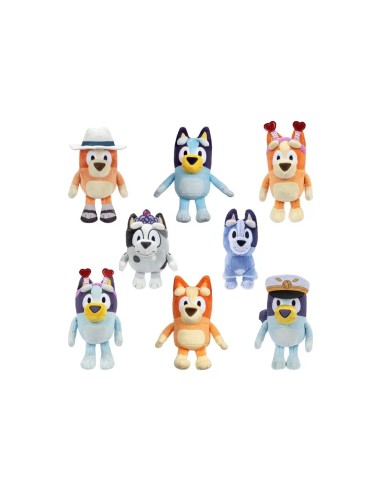 Bluey Peluche 20 cm Personaggi Assortiti GEB19167 Moose | Futurartshop.com