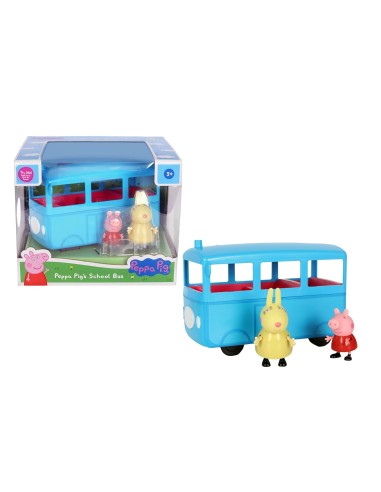 Peppa Pig School Bus Playset with Sound and 2 Figures GEBD4106 Hasbro | Futurartshop.com