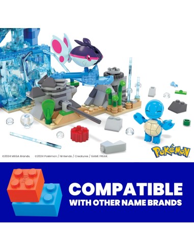 MEGA Pokémon Water Adventure Building Set 319 Pieces GEBHXF79 Mattel | Futurartshop.com