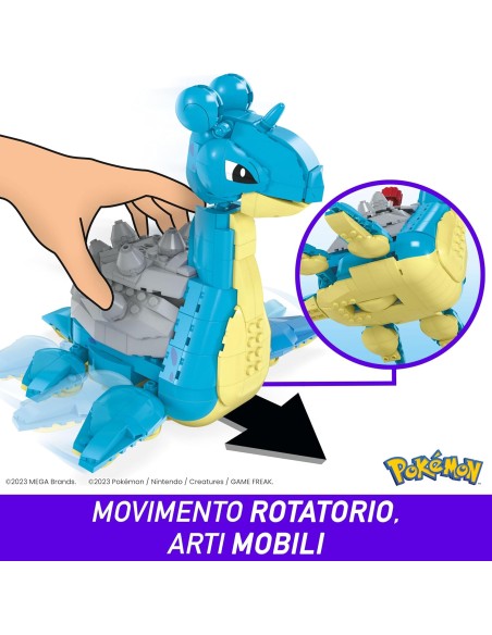 MEGA Pokémon Lapras Building Set 527 Pieces TOYHKT26 Mattel | Futurartshop.com