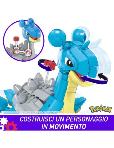 MEGA Pokémon Lapras Building Set 527 Pieces TOYHKT26 Mattel | Futurartshop.com
