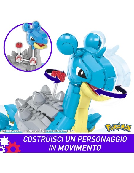 MEGA Pokémon Lapras Set Costruzioni 527 Pezzi TOYHKT26 Mattel | Futurartshop.com