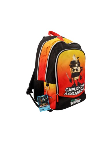 Capuchino Italian Brainrot Organized School Backpack PAN75835 Panini | Futurartshop.com