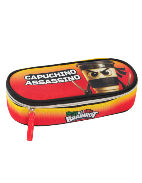 Astuccio Ovale Scuola Organizzato Capuchino Italian Brainrot PAN75839 Panini | Futurartshop.com