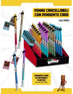 Penna Gel Cancellabile con Pendente Skifidol Italian Brainrot PAN75829 Panini | Futurartshop.com