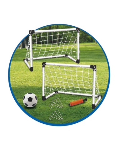 Porta da calcio doppia c/palla 10cm ODS47005 Ods | Futurartshop.com