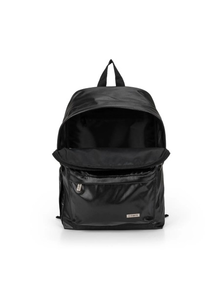 Glazed Black Flat Backpack PAN76103GN Panini | Futurartshop.com