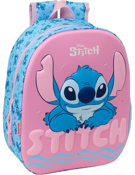 3D Backpack with LEDs Stitch SAF622672892 Safta | Futurartshop.com