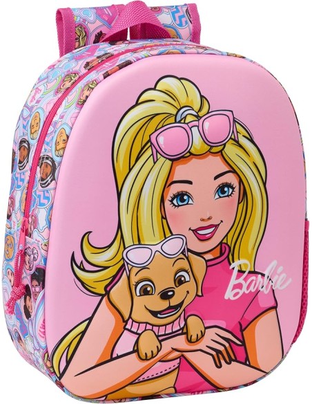 Zaino Asilo 3D Barbie SAF622576890 Safta | Futurartshop.com