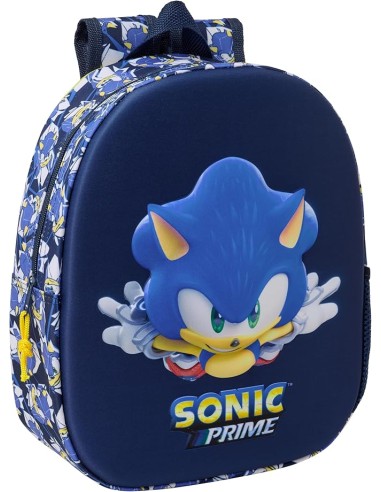 3D Backpack Sonic City SAF612595890 Safta | Futurartshop.com