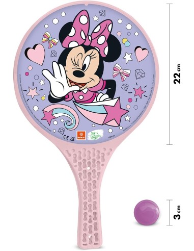 Disney Minnie Beach Paddle Set 2 Rackets Ball Kids Adults MON15/004 Mondo | Futurartshop.com