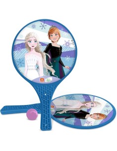 Disney Frozen II Beach Paddle Set 2 Rackets Ball Kids Adults MON15026 Mondo | Futurartshop.com