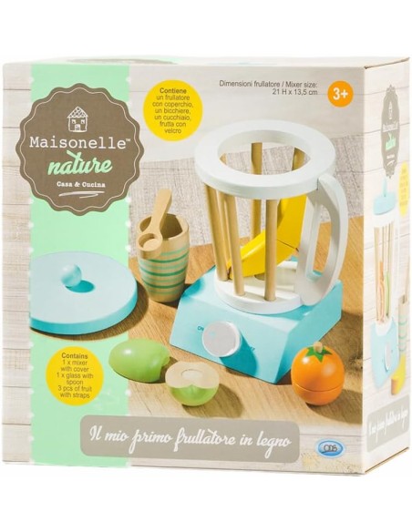 Maisonelle Nature - Il Mio Primo Frullatore in Legno ODS53003 Ods | Futurartshop.com