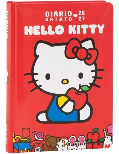 Diario 12 Mesi Hello Kitty Rosso Agenda Scuola 2026-27 PAN76189RD Panini | Futurartshop.com