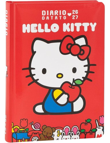Hello Kitty 12-Month Diary Red School Planner 2026-27 PAN76189RD Panini | Futurartshop.com