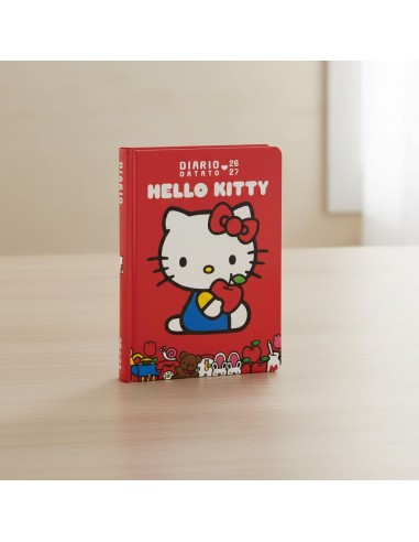 Diario 12 Mesi Hello Kitty Rosso Agenda Scuola 2026-27 PAN76189RD Panini | Futurartshop.com