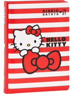 Hello Kitty 12-Month Diary Stripes School Planner 2026-27 PAN76189ST Panini | Futurartshop.com