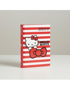 Diario 12 Mesi Hello Kitty rigato Agenda Scuola 2026-27 PAN76189ST Panini | Futurartshop.com 2